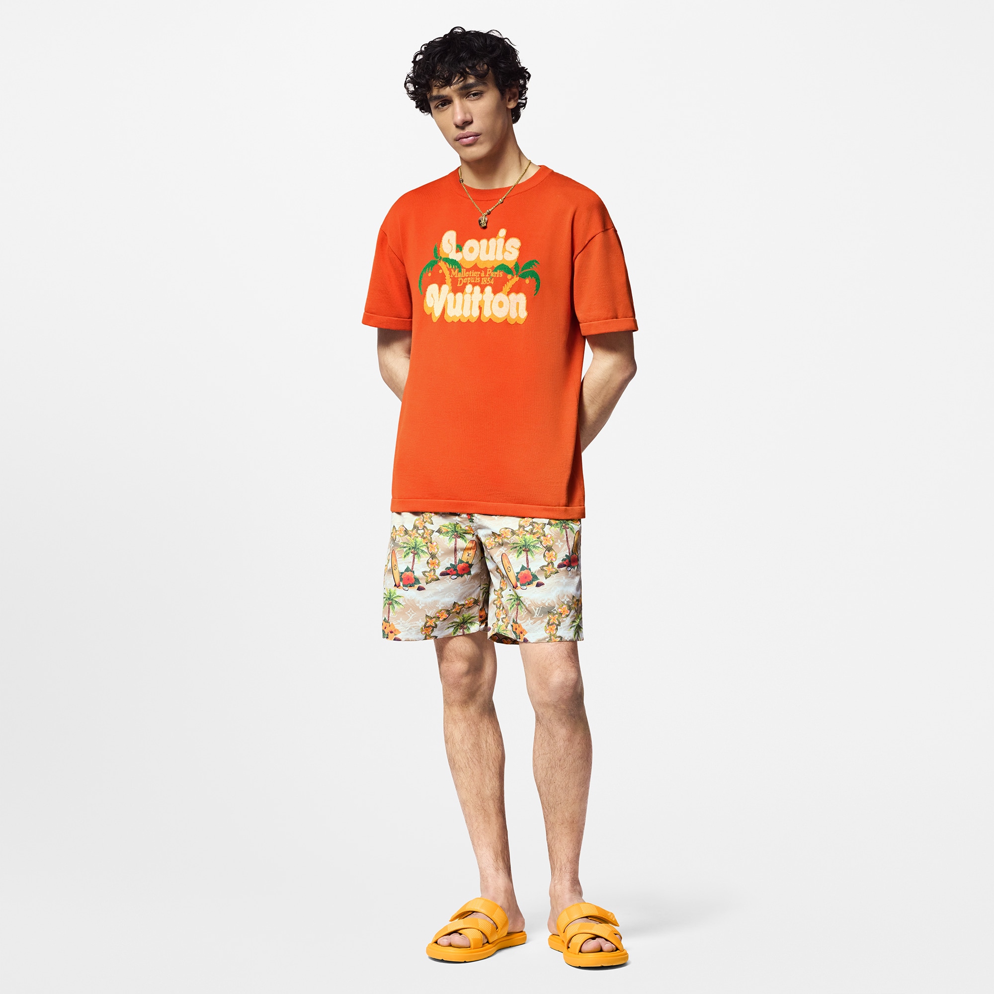 Short-Sleeved Cotton Crewneck - Ready-to-Wear | LOUIS VUITTON